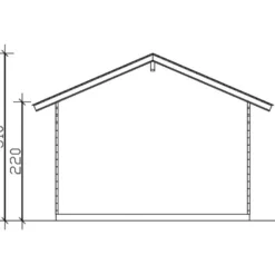 Pihasauna Skan Holz, 7.7 + 4.5m²