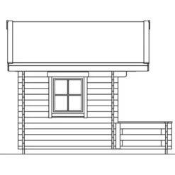 Pihasauna Skan Holz, 7.7 + 4.5m²