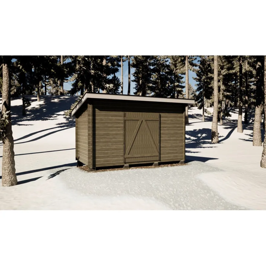 Pihavarasto/lato LP Garden P-S, 8m², pulpettikatto