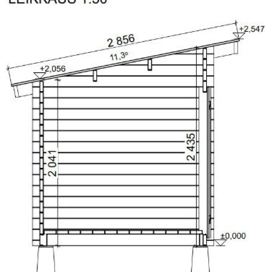 Pihavarasto/lato LP Garden P-S, 8m², pulpettikatto