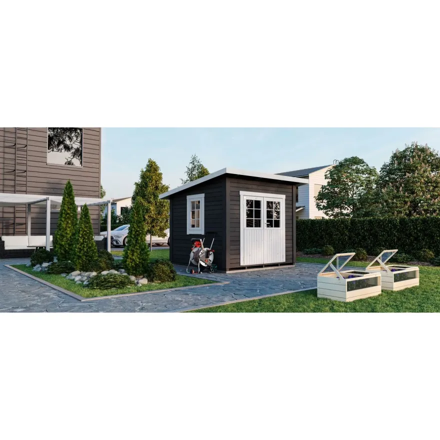 Pihavarasto Luoman Lillevilla 361 Harmaja, 6.25m²