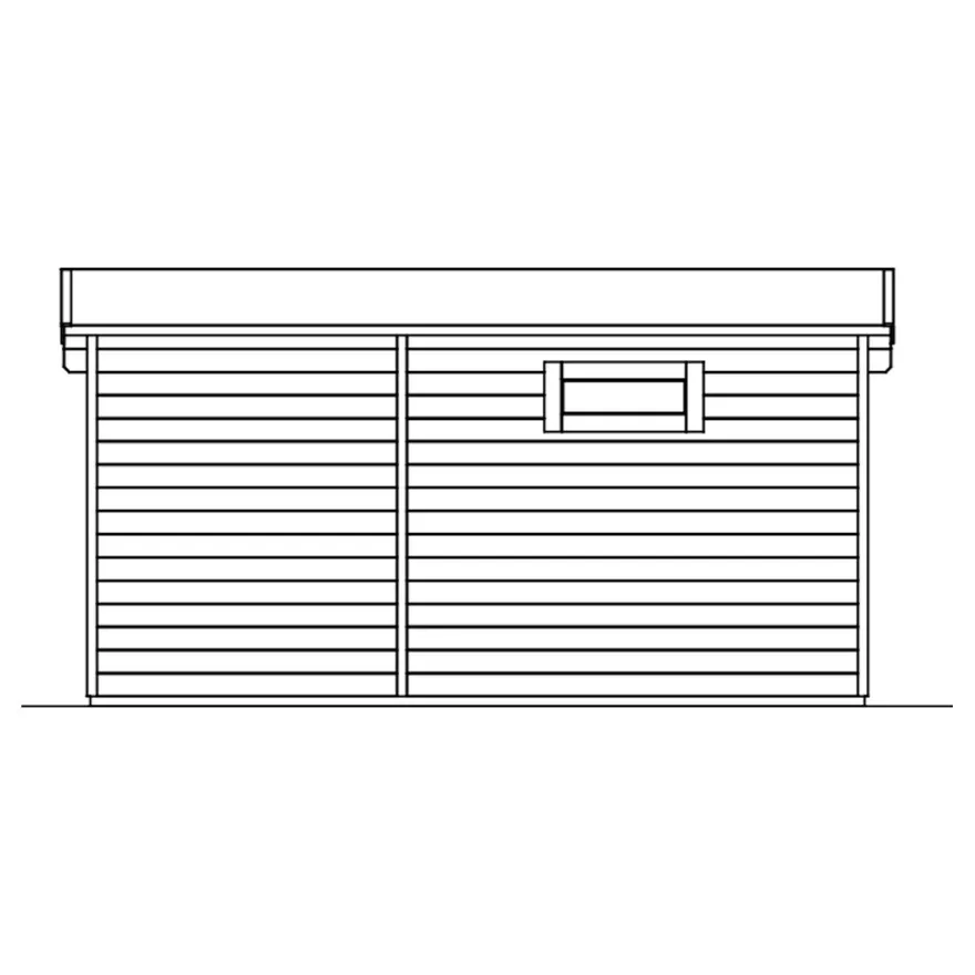 Pihavarasto Skan Holz Flex, 13.5m²