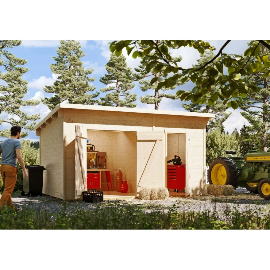 Pihavarasto Skan Holz Flex, 13.5m²