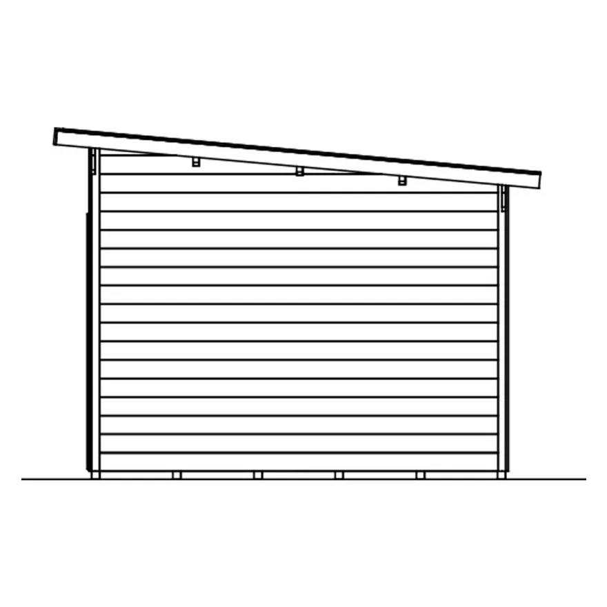 Pihavarasto Skan Holz Flex, 13.5m²