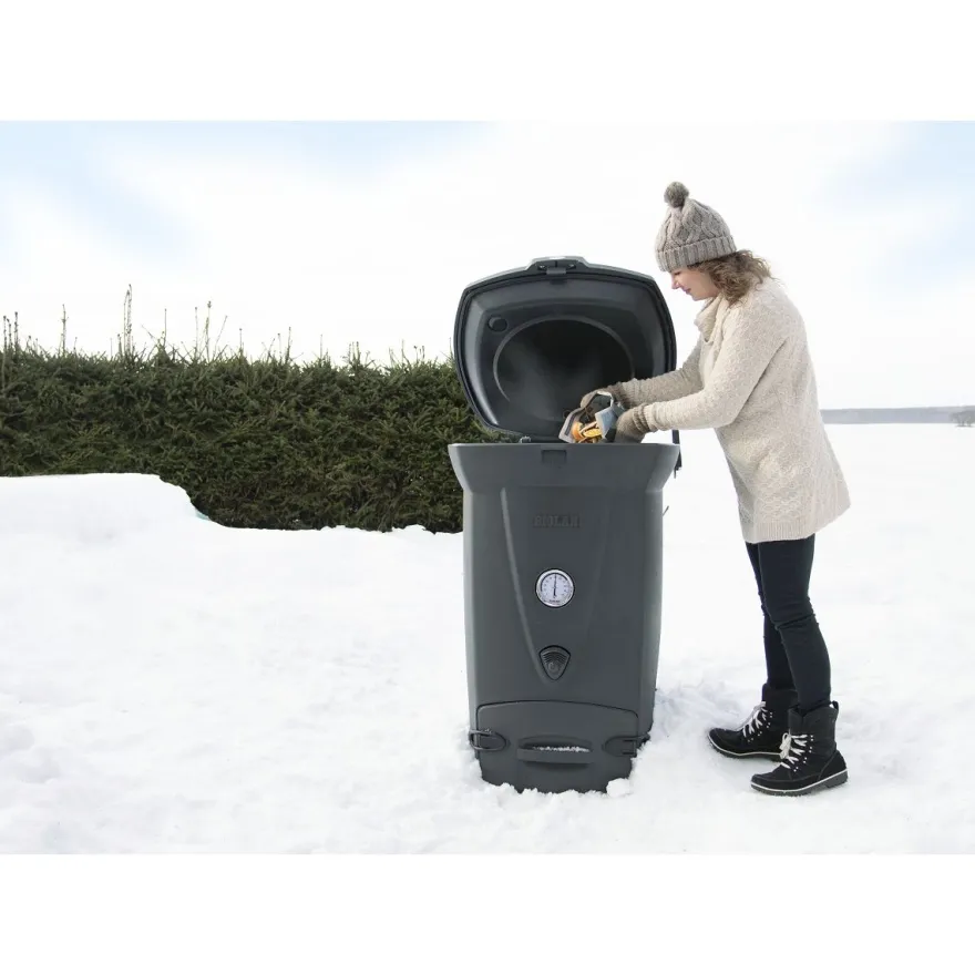 Pikakompostori Biolan 220 Eco, tummanharmaa