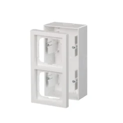Pintakotelo ABB Impressivo - 2OS/IP20 54/80mm valkoinen