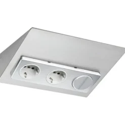 Pistorasia Limente Luxa-32, 30W, 24V LED-virtalähde, kaksoiskytkin, rst