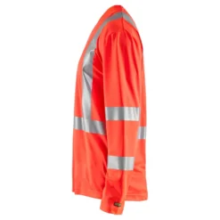Pitkähihainen t-paita Blåkläder 3383 Highvis, huomiopunainen