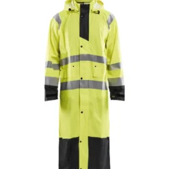 Pitkä sadetakki Blåkläder 4325 Highvis, huomiokeltainen/musta