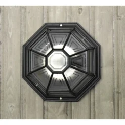 Plafondi Noor Monza, Ø283x150mm, musta