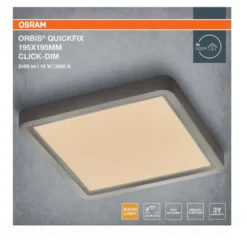 Plafondi Osram Orbis Quickfix Click Dim 830 3000K, eri vaihtoehtoja