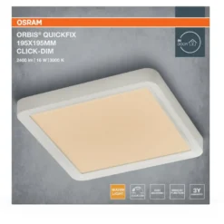 Plafondi Osram Orbis Quickfix Click Dim 830 3000K, eri vaihtoehtoja