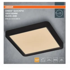 Plafondi Osram Orbis Quickfix Click Dim 830 3000K, eri vaihtoehtoja
