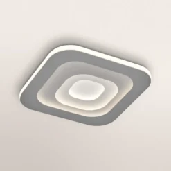 Plafondi Osram Orbis Spiral neliö Click Dim 830 3000K harmaa, eri kokoja