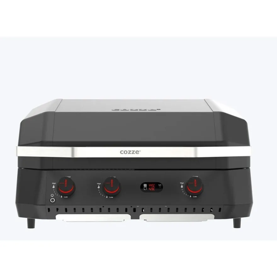 Plancha ja kaasugrilli Cozze G-800 Combo, 3 poltinta
