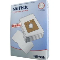 Pölypussit Nilfisk Bravo pölynimureille 5kpl + moottorin suodatin