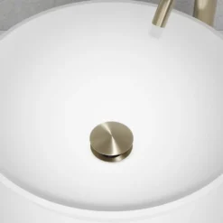 Pohjaventtiili Scandtap Steel Pop-up universal Duo, pop-up, Champagne