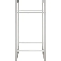 Polttopuuteline 50x28x56 cm ruostumaton teräs