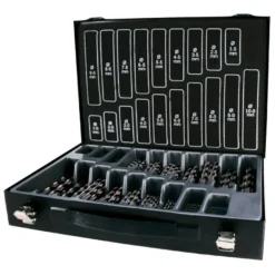 Poranteräsarja Terrax Ø1-10mm, HSS hiottu, 170-os. DIN338