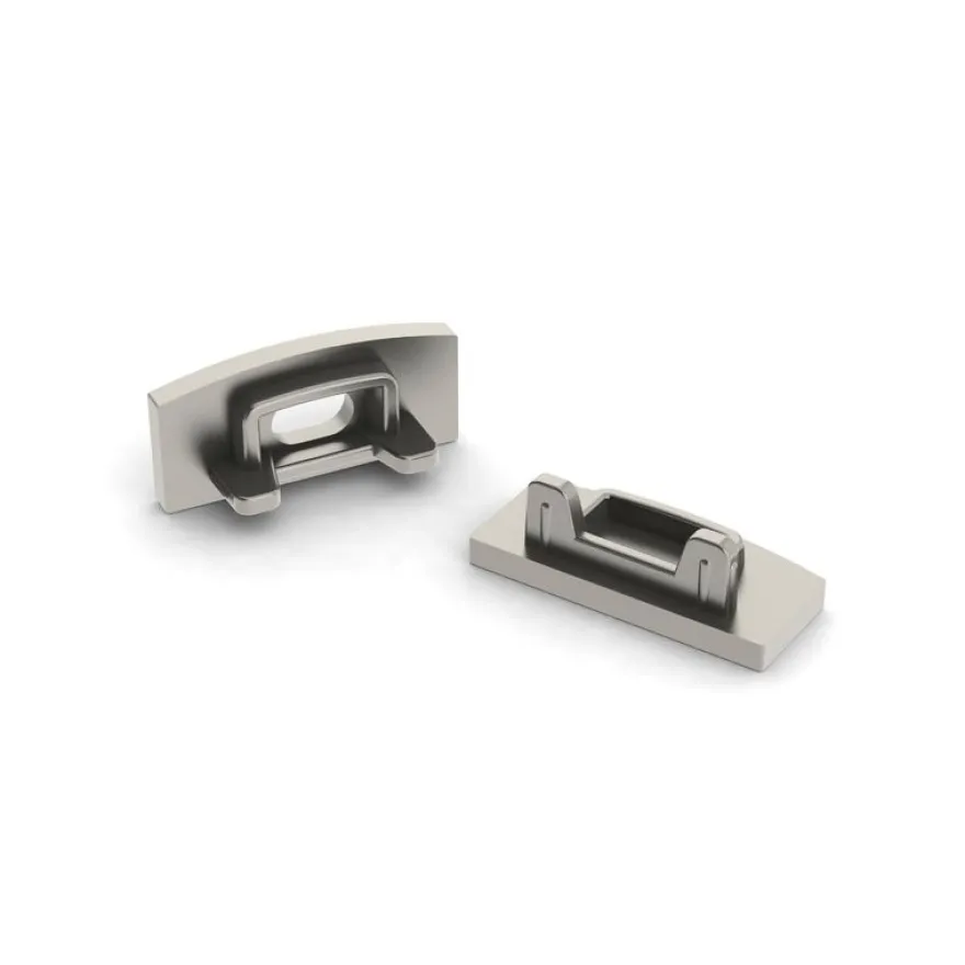 Päätykappale reiällä Slimline 7 R asennusprofiiliin