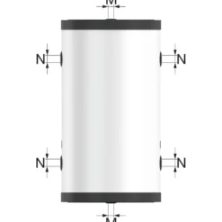 Puskurivaraaja Flamco Flextherm PS-H+ 50, teräs, 10bar