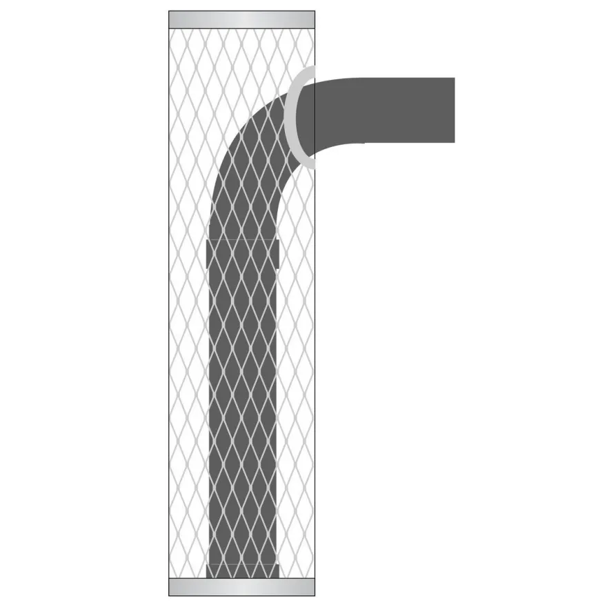 Puukiukaan Plus-kivikori 100cm + suora poistoputki 55cm ja 90-asteen poistoputki IKI Kiuas