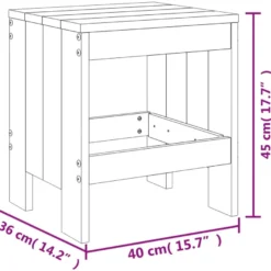 Puutarhajakkarat 2 kp 40x36x45 cm, douglaskuusi