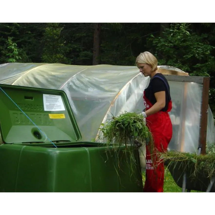 Puutarhakompostori Biolan, 900L, harmaa