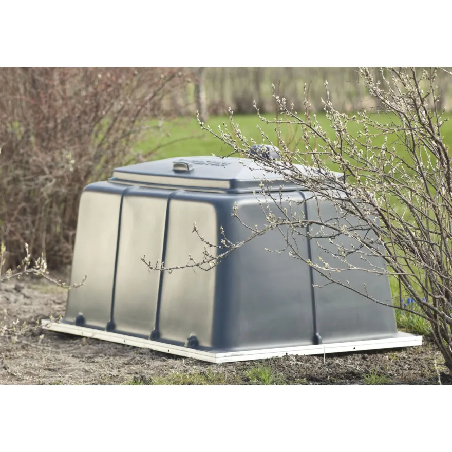 Puutarhakompostori Biolan, 900L, harmaa