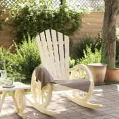 Puutarhan Adirondack-keinutuoli, täysi kuusi, eri pakkauskokoja (32794)