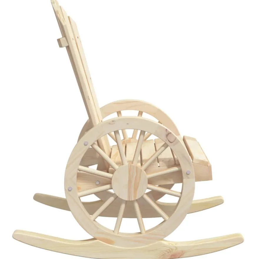 Puutarhan Adirondack-keinutuoli, täysi kuusi, eri pakkauskokoja (32794)