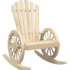 Puutarhan Adirondack-keinutuoli, täysi kuusi, eri pakkauskokoja (32794)