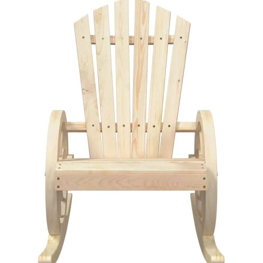 Puutarhan Adirondack-keinutuoli, täysi kuusi, eri pakkauskokoja (32794)