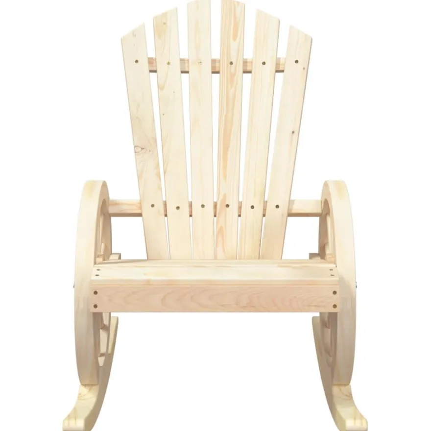 Puutarhan Adirondack-keinutuoli, täysi kuusi, eri pakkauskokoja (32794)