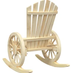 Puutarhan Adirondack-keinutuoli, täysi kuusi, eri pakkauskokoja (32794)
