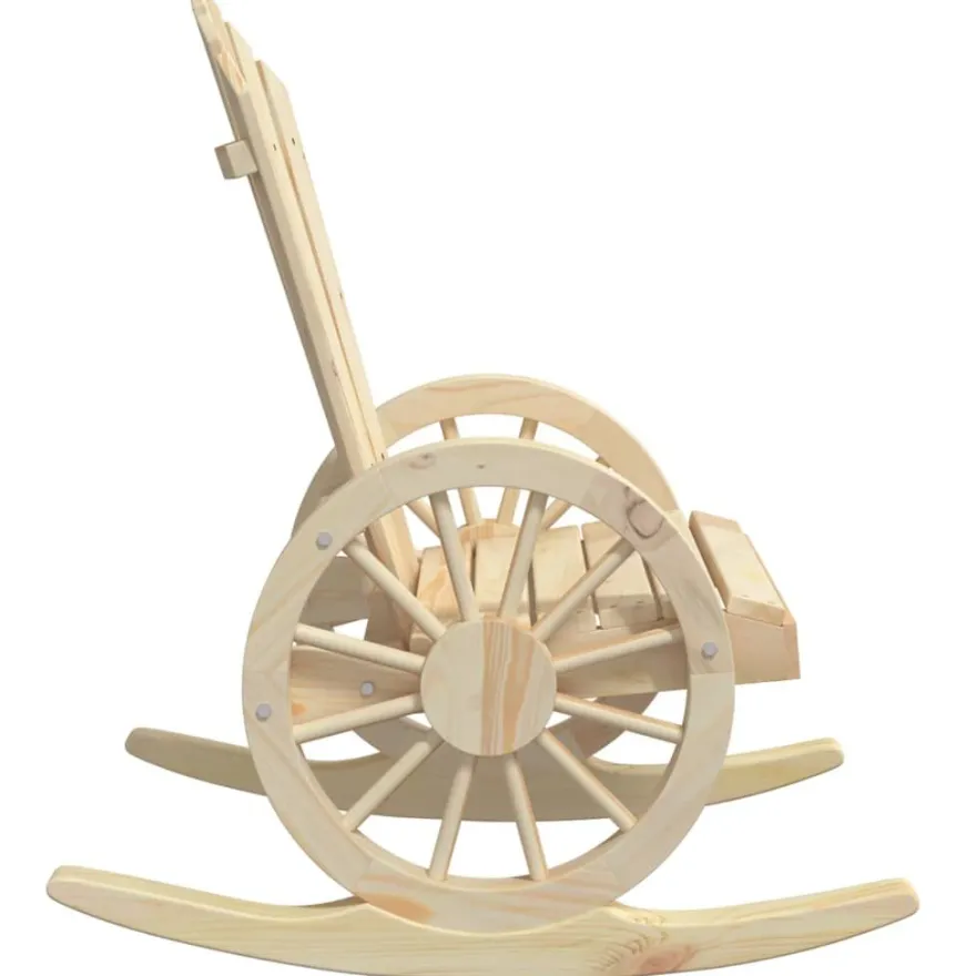 Puutarhan Adirondack-keinutuoli, täysi kuusi, eri pakkauskokoja (32794)