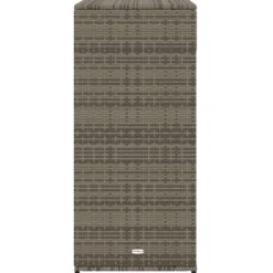 Puutarhan säilytyskaappi harmaa 105x55x113 cm polyrottinki