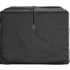 Puutarhan tyynyjen säilytyskassit 2 kpl musta 150x75x75 cm polyeteeni (55397)
