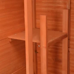 Puutarhan varastovaja puu 71x60x213 cm, 0.4m2