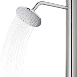 Puutarhasuihku 215 cm ruostumaton teräs