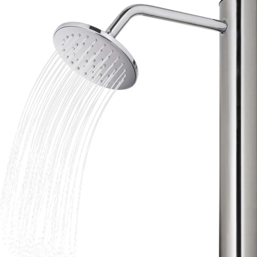 Puutarhasuihku 215 cm ruostumaton teräs