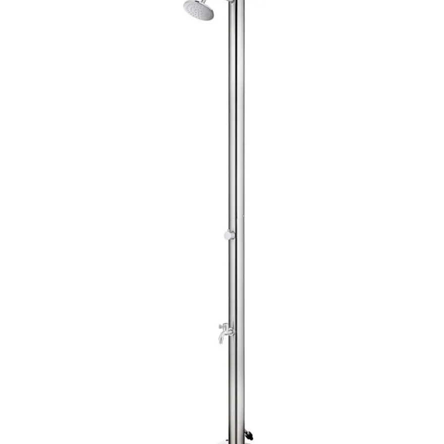 Puutarhasuihku 215 cm ruostumaton teräs