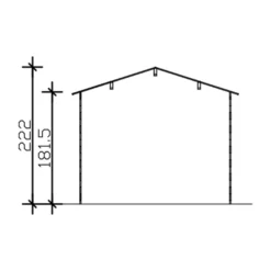 Puutarhavaja Skan Holz Alpha, 4.4m²