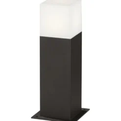 Pylväsvalaisin Hudson, sis. 4W LED, IP44, 30cm, musta