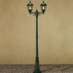 Pylväsvalaisin Konstsmide Firenze 7234-600, 250x630x2200mm, 2-haarainen, vihreä