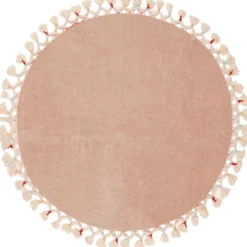 Pyöreä matto Linento 1286, Ø80cm, cappuccino