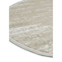 Pyöreä matto Linento Jasmine 1452 beige/valkoinen, eri kokoja
