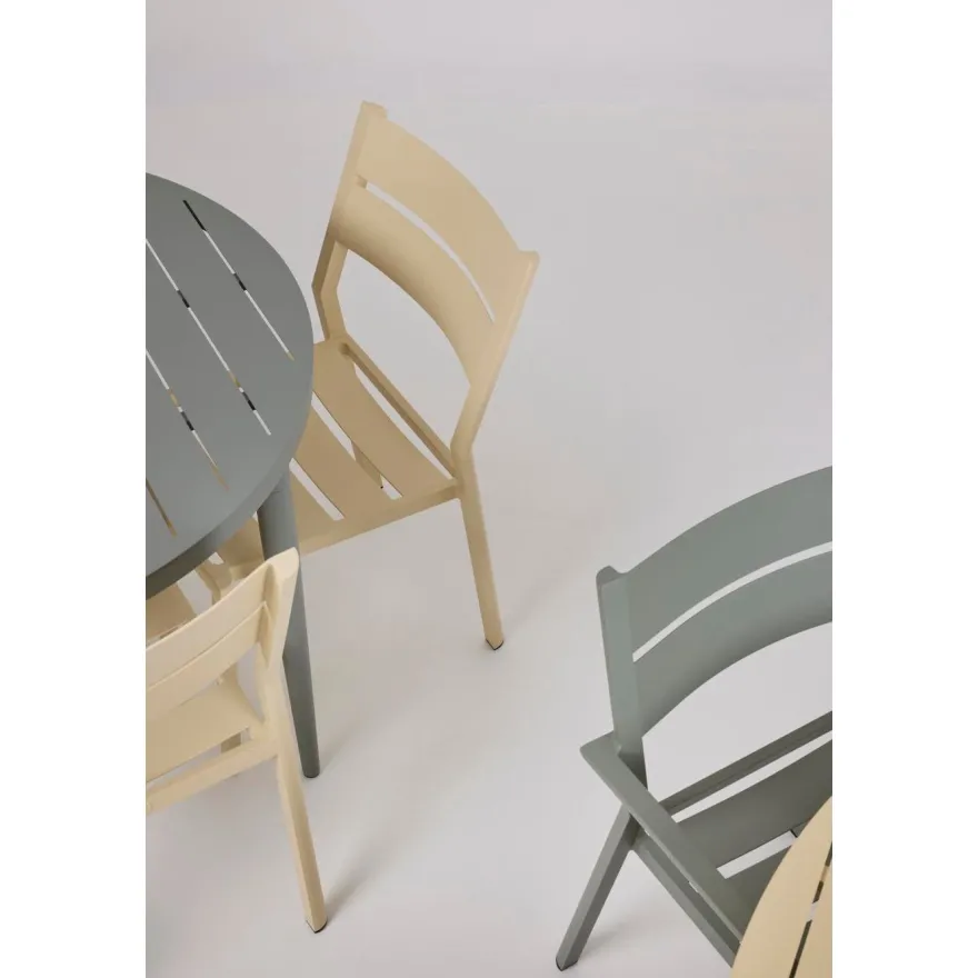 Pyöreä ruokapöytä terassille Brafab Bigby, Ø100cm