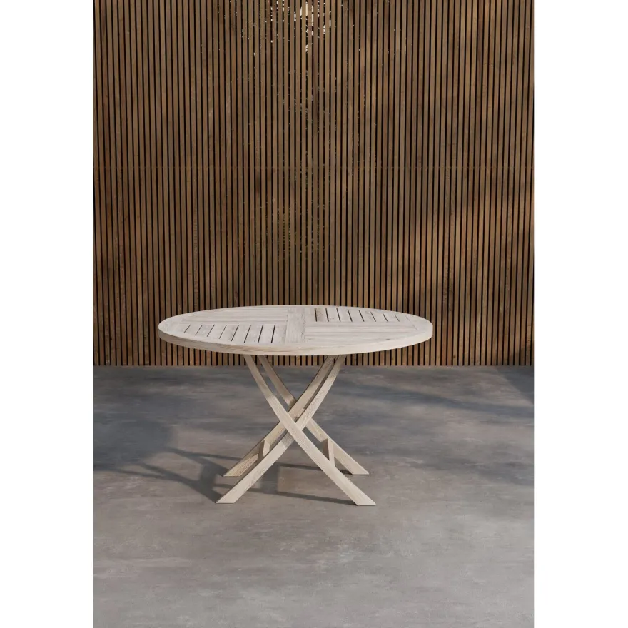 Pyöreä ruokapöytä ulos Venture Home Kenya, ø120cm