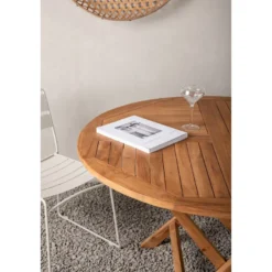 Pyöreä ruokapöytä ulos Venture Home Kenya, ø120cm